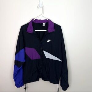 Vintage 90s Nike Windbreaker Full Zip Jacket